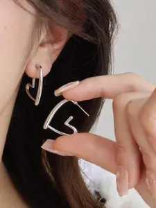 Heart Shaped Design Earrings, Fashionable Earrings for Women & Girls, Casual Jewelry for Party, Daily Clothing Decor, Trendy All-match & Exquisite Jewelry for Birthday Gift
