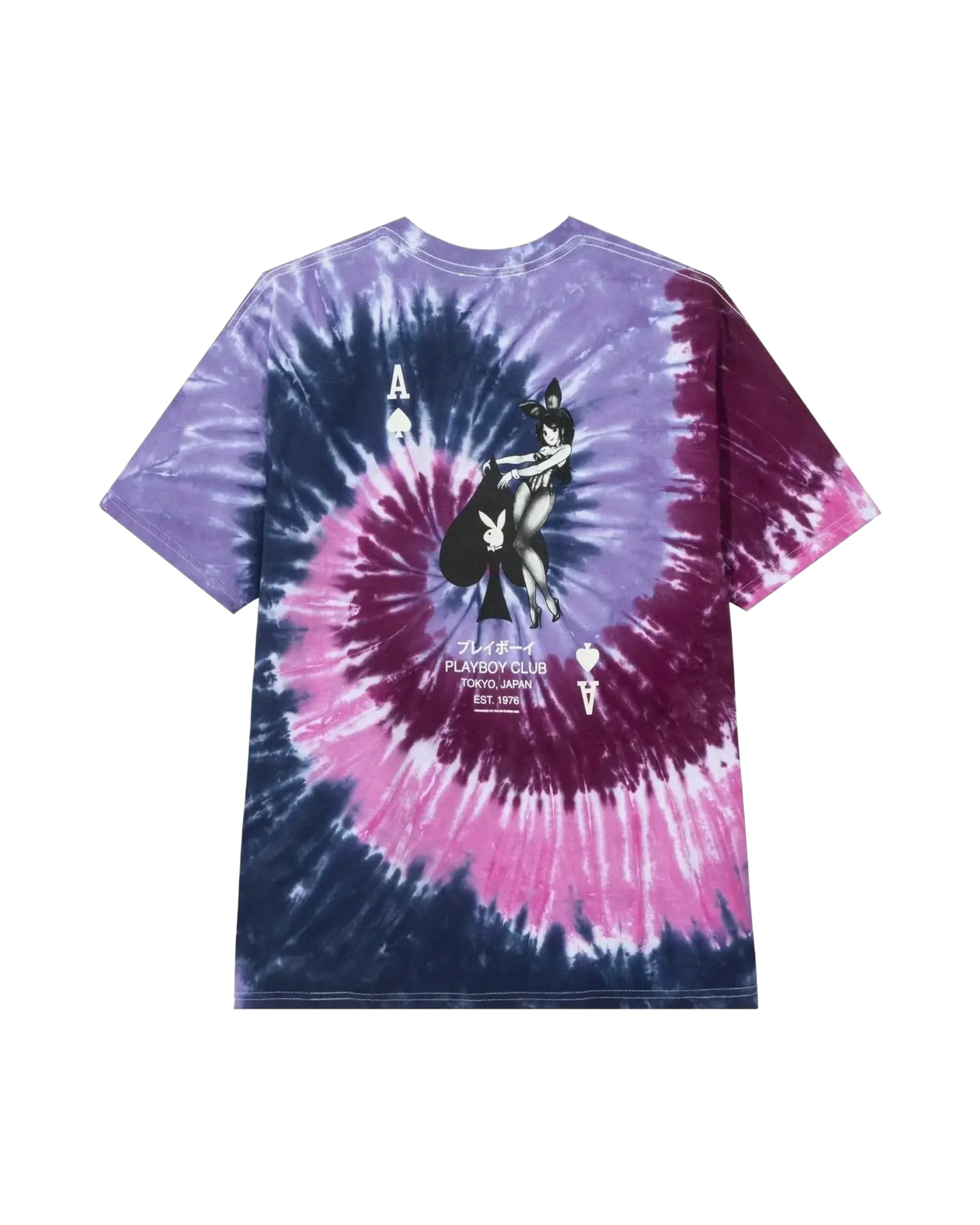 Playboy Ace of Spades Tie-Dye T-Shirt