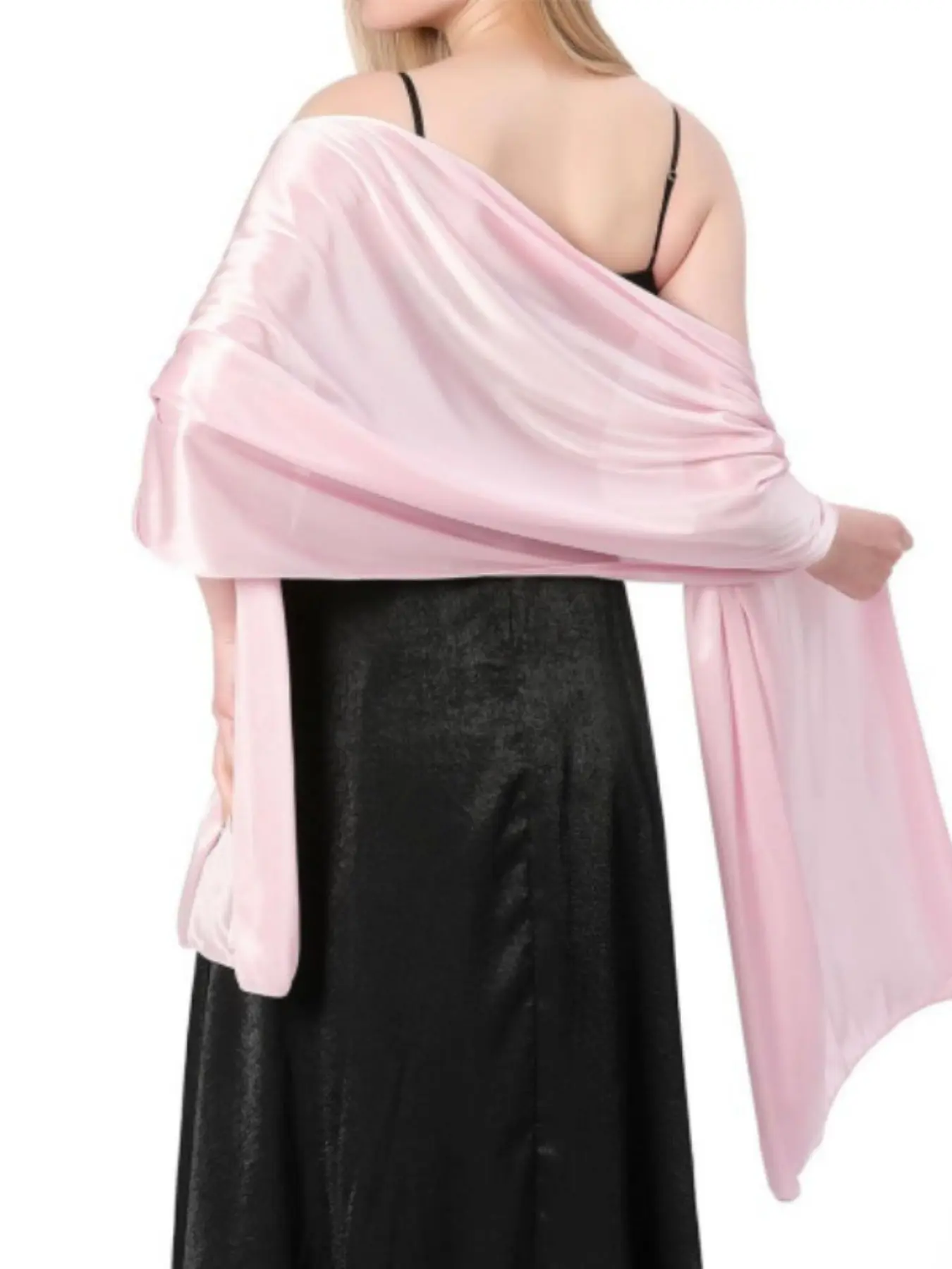 Elegant Satin Shawl Silk Wedding Decoration Evening Dress Scarf Wrap Women's Bridal Party Soft Cloth Shawl Boho Style Shawl - TikTok Shop Elegant Satin Shawl Silk Wedding Decoration Evening Dress Scarf Wrap Women's Bridal Party Soft Cloth Shawl Boho Style Shawl - TikTok Shop