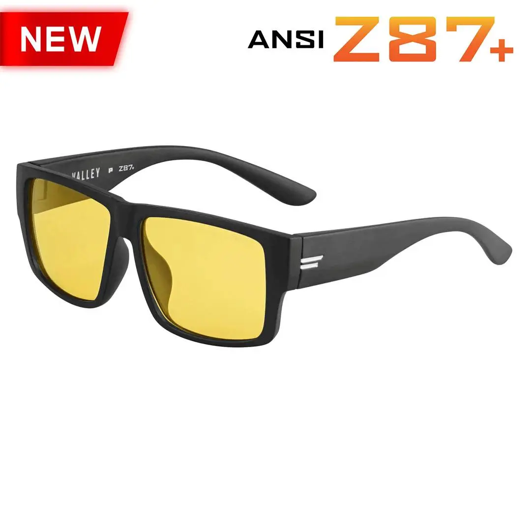 HD VALLEY ANSI Z87+ Safety Rated Night Driving Sunglasses