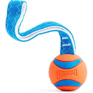 Chuckit!Ultra Tug Dog Toy, Medium Fetch and Dog Ball Tug Toy for Dogs 20-60 Pounds