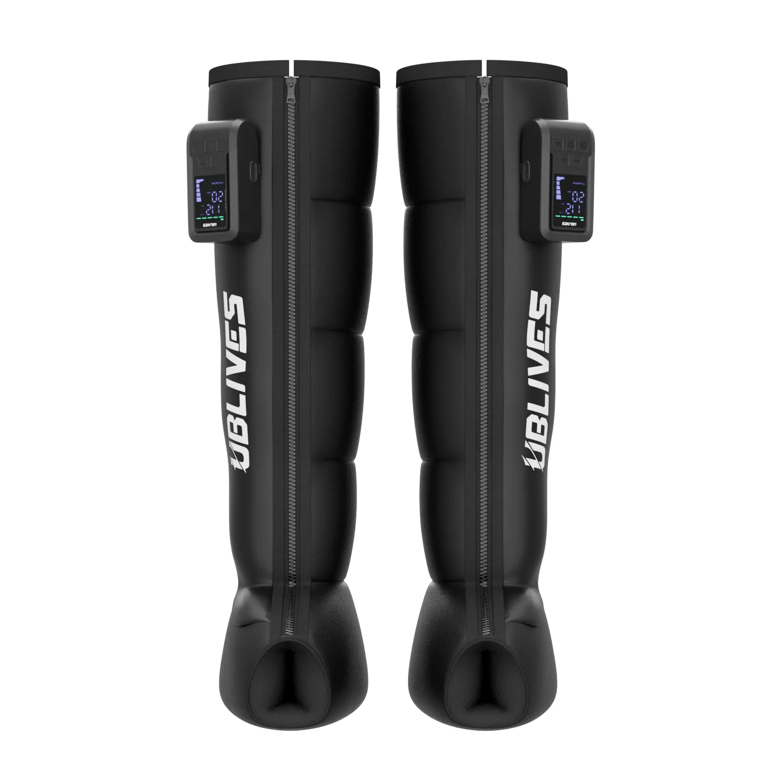 Ublives SoleFlux Relax Air Compression Boots Cordless Connections Type-C Charging Carryable Leg Massager Therapy foot massager