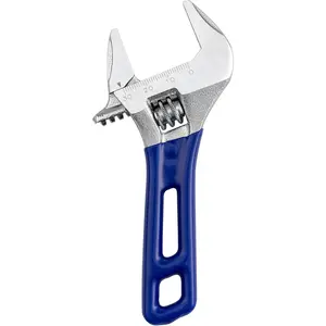 Large Opening Adjustable Wrench Spanner with Short Handle 5''(Max Opening: 30mm/1.2 inch)