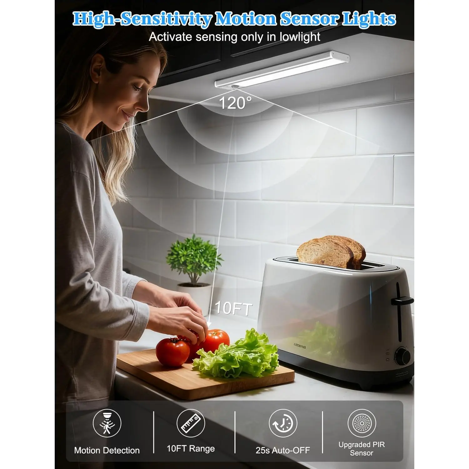 MATULSA Rechargeable Motion Sensor LED Under Cabinet Lights - 6/3-Piece Set with Charging Station, Dimmable 3-Color Temp, Magnetic Wireless, Shelf & Kitchen Lights (Mother’s Gift Option), Led Lights, Shelf Lights MATULSA Rechargeable Motion Sensor LED Under Cabinet Lights - 6/3-Piece Set with Charging Station, Dimmable 3-Color Temp, Magnetic Wireless, Shelf & Kitchen Lights (Mother’s Gift Option), Led Lights, Shelf Lights