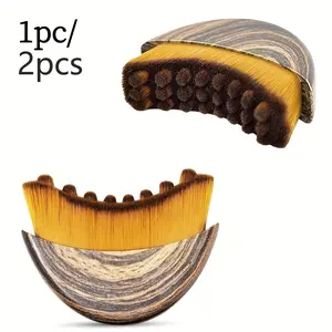 Single pack manual lymphatic cleaning brush | Suitable for sensitive skin and lymphedema, oval bristle design, easy to use, made of plastic material