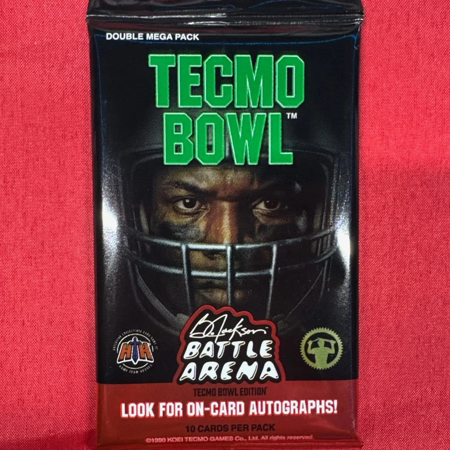Bo Jackson Battle Arena 2026 Tecmo Bowl Sealed Dougle Mega Pack (10 Cards in Each Pack)