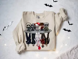 Characters Friends SweatShirt, Halloween Movie T-shirt, Friends Halloween Tee, Movie Characters Sweatshirt, Halloween Shirt