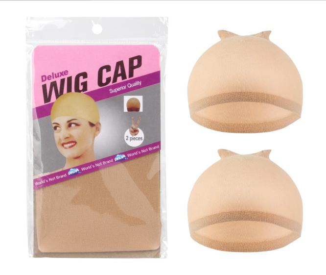 【Set of complimentary gifts】High Elasticity Nylon Wig Caps, Silk Stocking Wig Hair Nets, Breathable Wig Liner Caps for Wig Wear & Fixation