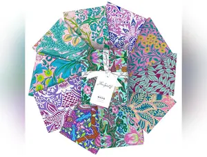 Kaffe Fassett x Morris & Co. | Fat Quarter Bundle - Blush from Free Spirit Fabrics | 10 pcs