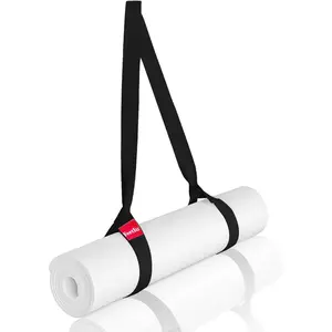 Yoga Mat Straps 2 in 1 - Cotton - Adjustable anti-slip straps for yoga, pilates, stretching, for carrying mats