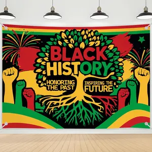 Black History Month Backdrop African American National Holiday Party Decorations Black History Decorations