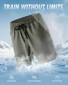 Separatec  Men's Tropical 2-in-1 Running Shorts, with Single Pouch Mesh Liner, Zip Pocket, 1 Pack