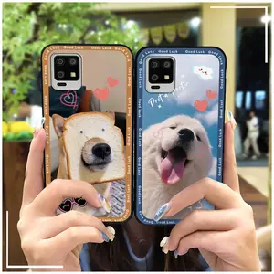 Durable Cute Phone Case For Sharp Aquos Zero6/Aquos Air Cartoon Anti-knock Cell Phone Sleeve TPU Fashion Design Soft case Phone Protector Protective Phone Pouch Back Cover Cover