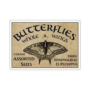 Butterflies Apothecary Label