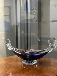 Murano Glass Blue Bowl