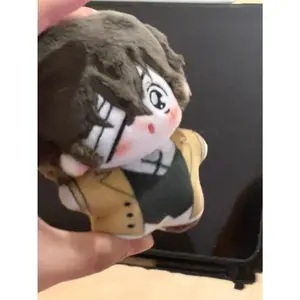 10cm Mini Dazai Osamu Cosplay Plush Doll Pendant Anime Bungou Stray Dogs Stuffed Toy Birthday Gift
