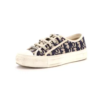 Pre-owned Christian Dior Women's Walk'N'Dior Sneakers Oblique Canvas by Rebag