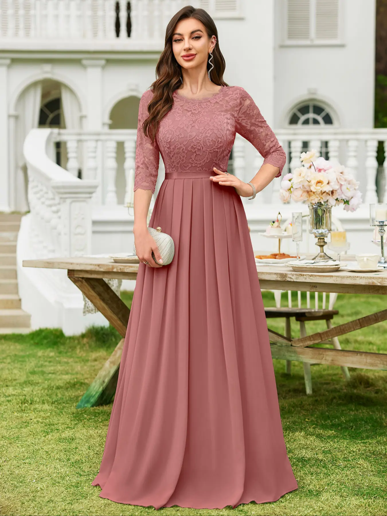 MIUSOL M22073 Women's Elegant Formal Classy Floral Lace Maxi Party Dress Long Gown, Perfect for Evening Parties, Wedding Guests, Holidays, Graduations - TikTok Shop MIUSOL M22073 Women's Elegant Formal Classy Floral Lace Maxi Party Dress Long Gown, Perfect for Evening Parties, Wedding Guests, Holidays, Graduations - TikTok Shop