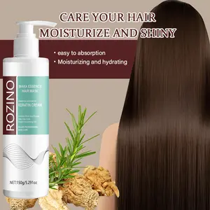 Rozino Maka Essencehair Mask - Dual-Purpose Hair Mask & Deep Conditioner for Dry or Damaged Hair - Cream Formula - 150g