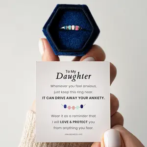 To My Daughter | Anxiety Relieving Enamel Fidget Ring