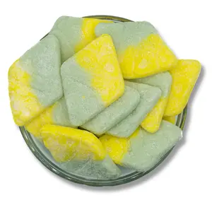 BUBS Sour Tutti Frutti Rombs- 1/2lb -Swedish Candy - Vegan Sour Candy