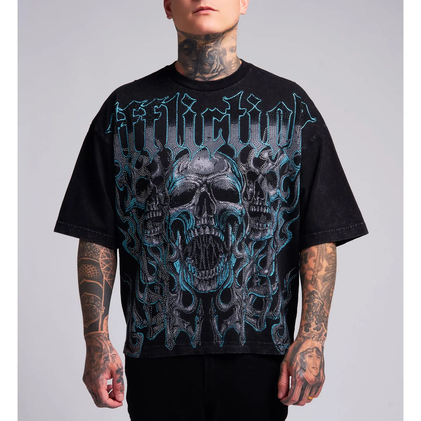Affliction Men's T-shirt Burnt Scorn