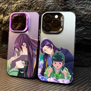 Anime The A-Apothecary Diaries Maomao Couple Phone Case for iPhone 17 16 15 14 13 12 11 Pro Max Plus Air Silver Candy Matte Cover Holiday Gifts and Fashion Items