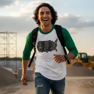 Pavers Paved Way - 3/4 Sleeve Unisex Raglan Shirts