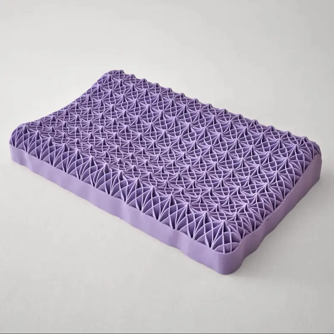 TPE Elastic Pillow, 100% Elastic Grid, Breathable Mesh Cover, Oversized Cool Ergonomic Design for Summer Travel, Neck & Shoulder Pain Relief, All-Season Comfort, Washable, TikTok #SpringTok Sleep Essential, Travel Neck Cushion