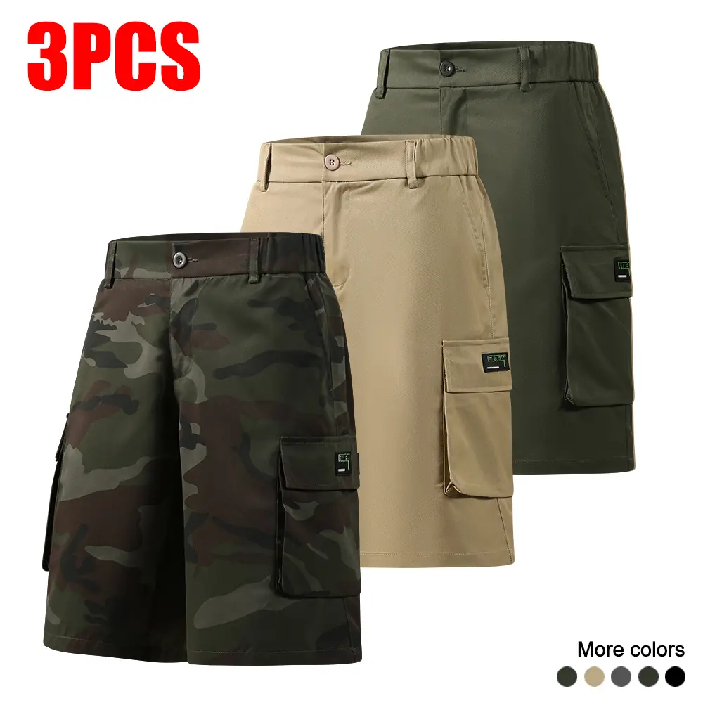 3PCS - Camouflage Green + Khaki + Green