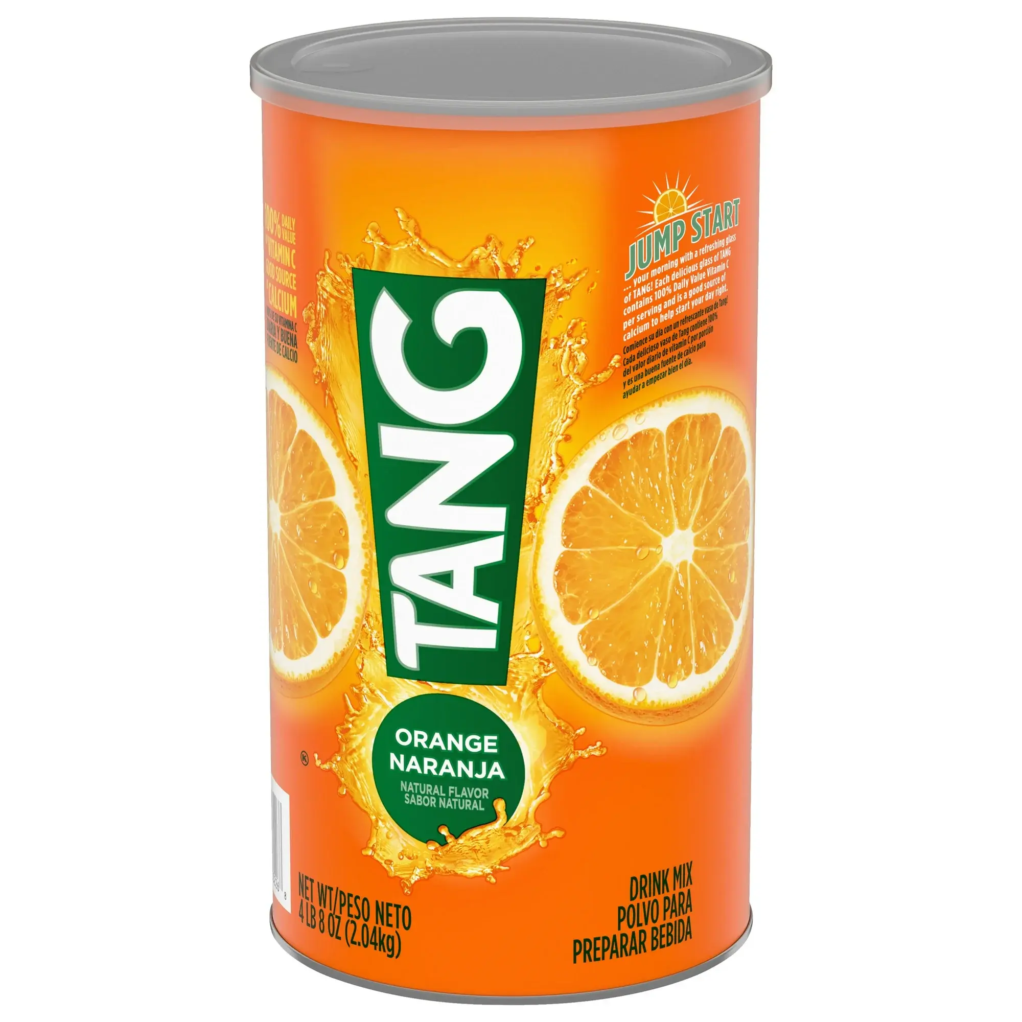Tang Naturally Sweet Cold Orange-Flavored Hydration Powder Drink, 4.5 lb Canister by Kraft Heinz – Ideal for US Youth