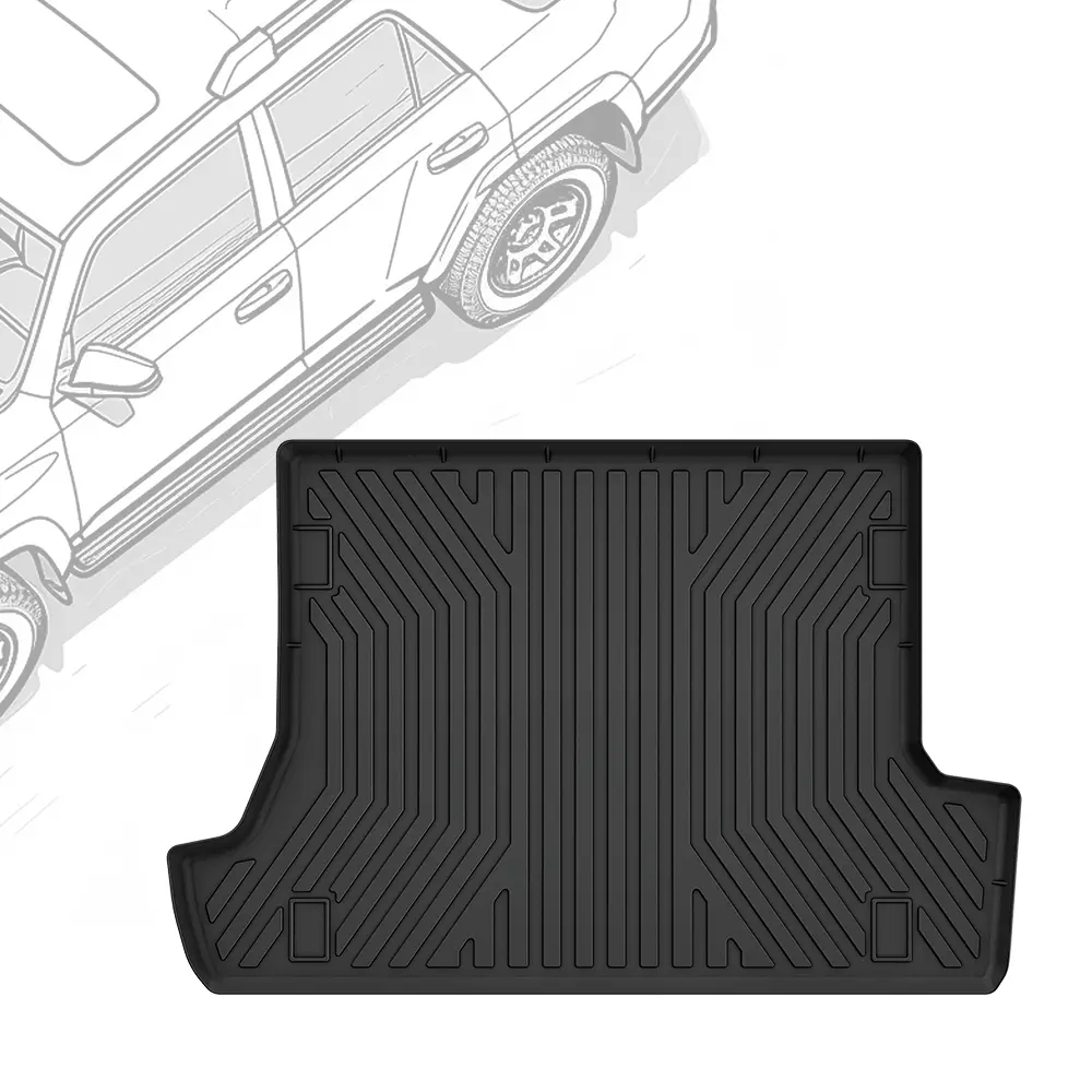 OEDRO TPE Floor Mats fits 2013-2024 Toyota 4Runner, All Weather, Waterproof