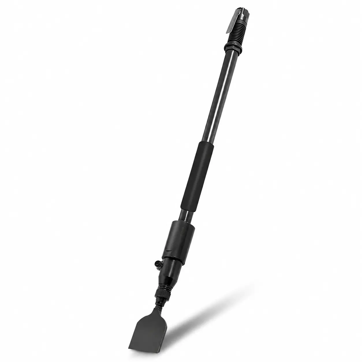 Heavy Duty Pneumatic Long Reach Air Scraper Power Tool - 42 in, 2100 BPM, 4 inch blade, 10 CFM 90 PSI, cushion grip, paddle trigger, quickly remove tiles in hard-to-reach areas for construction workers, gardeners, Efficient Scraping
