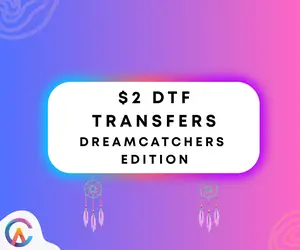Dream Catcher DTF Transfer Sheets – $2 Dream CatcherDesigns for Tees & Gifts