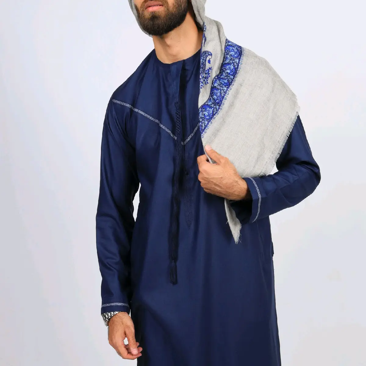 Blue Emirate Thobe