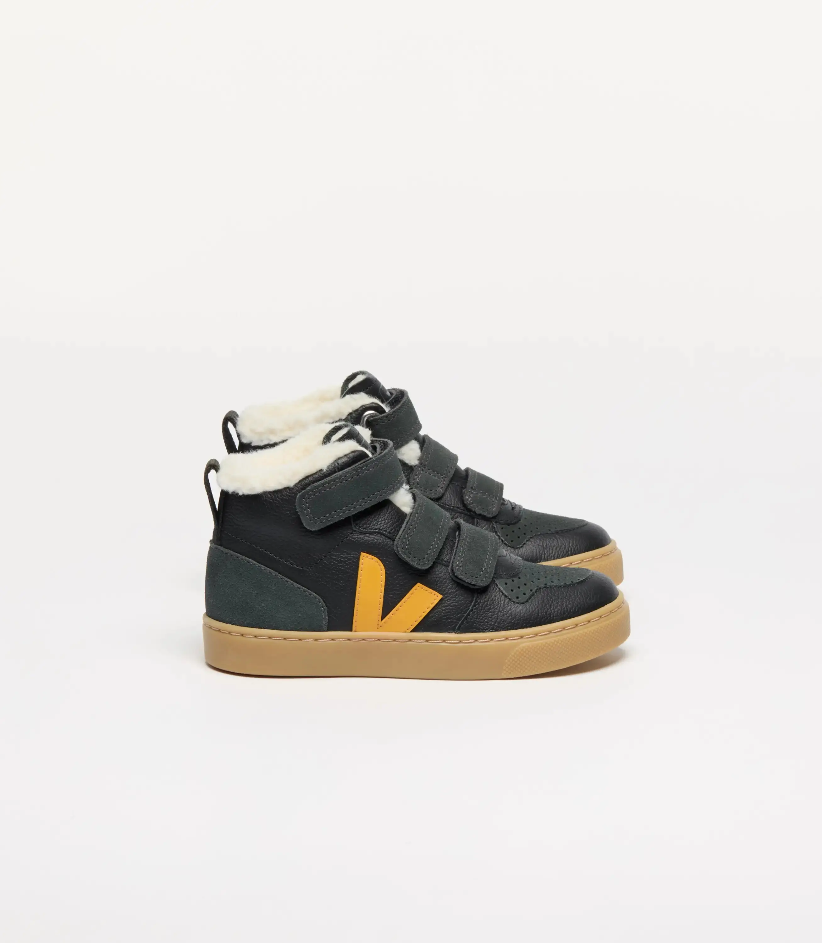 Veja Black Ouro Grafite Velcro Sneaker