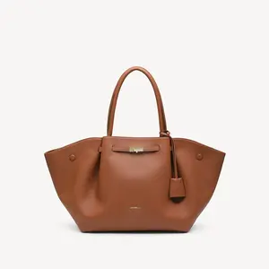 NEWBELLA Marella Top Handle Tote Bags - Elegant PU Leather Tote with Detachable Charm & Magnetic Closure System for Everyday Use 23.6" x 12.6" x 5.5" x 11"
