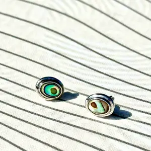 Abalone Shell Earrings for Women - Natural Seashell Accessories