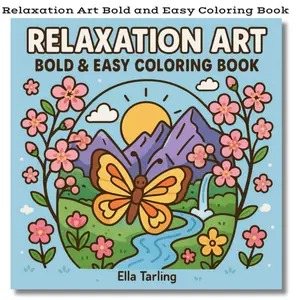 【NEW RELEASED】 Relaxation Art: Bold and Easy Coloring Book for Teens and Adults: Minimalist Designs for Stress Relief and Mindfulness