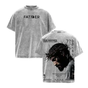 FATHER , FORGIVE THEM Vintage Jesus Christian Oversized T-Shirt / Tank Top / Hoodies, God Inspires Faith Graphic Tee, Religious Streetwear, Gospel Worship Shirt, Gift for Believers