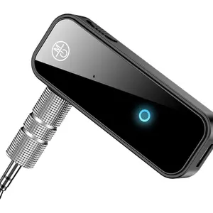 2026 Upgraded Bluetooth 5.4 Car Receiver & FM Transmitter - Hi-Fi Lossless Sound AUX Adapter with HD Microphone - Hands-Free Calling & Dual USB Fast Charging - Universal Wireless Audio for All Car Models