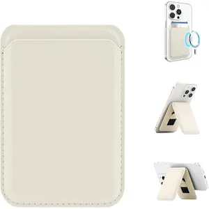 for MagSafe Wallet,Leather Magnetic Wallet for Phone with Adjustable Stand,1-3Magnetic Credit Card Holder RFID Blocking for iPhone17 16 15 14 13 12 Pro Max plus Series phone Cases