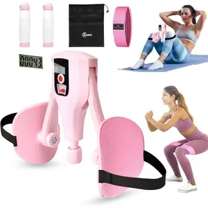 Thigh Trainer Thigh Exerciser Adjustable Resistance Hip Trainer, Inner Thigh Exercise,Pelvic Floor Muscle Kegel Exerciser for Women with Resistance Band gift
