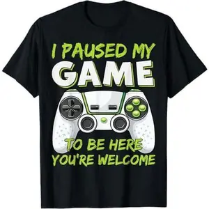 Funny Gaming Boys Girls Men Gamer Video Game T-Shirt