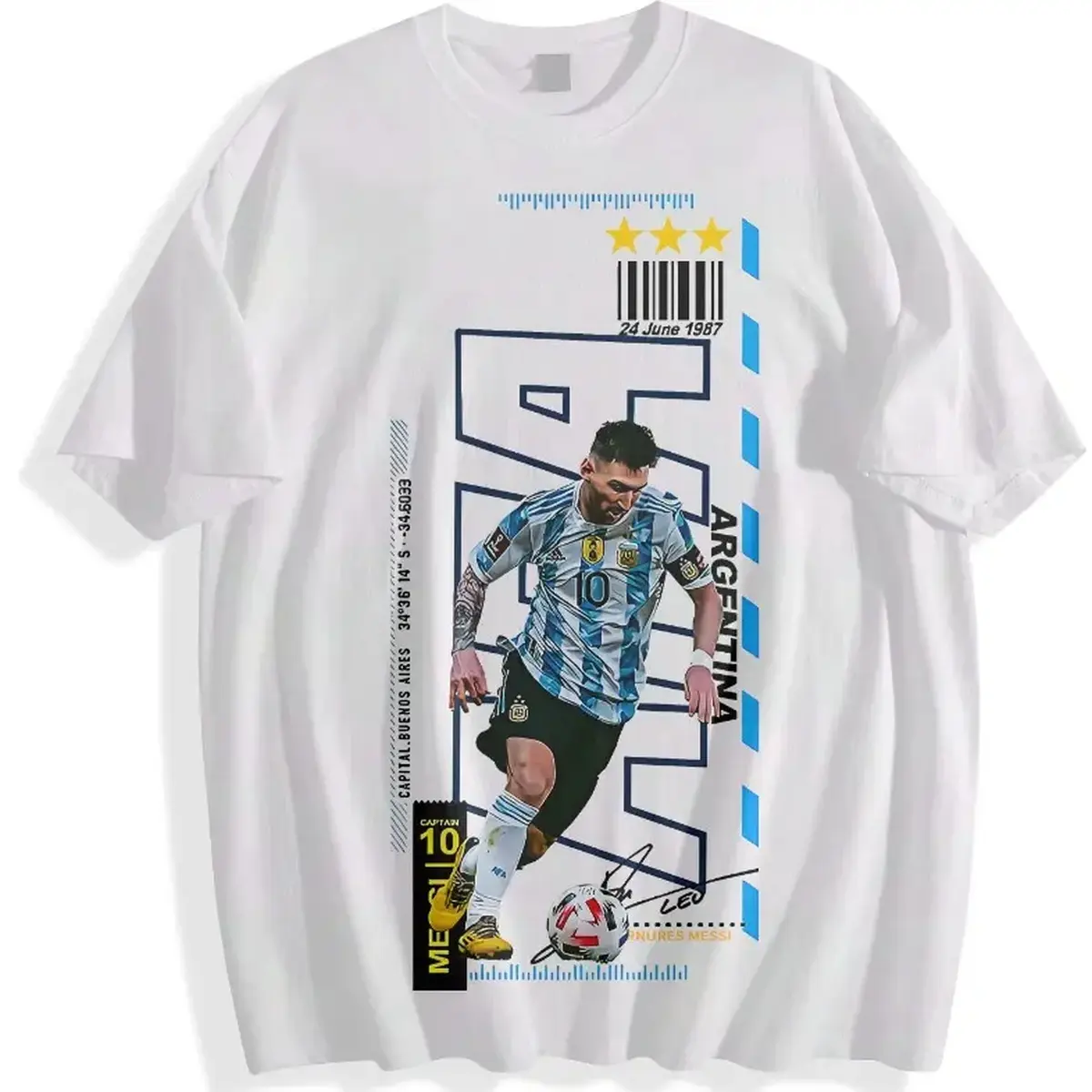 Essential Clean Fit Tee 2026 Oversized Graphic Tee Legendary Number 10 Football Messi Graphic Tee | Argentina Soccer Fan Shirt, Vintage Sports Streetwear Legendary Number 10 Football Graphic Tee | Argentina Soccer Fan Shirt, Vintage Sports Streetwear Unis