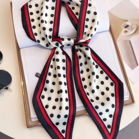 Elegant Polka Dot Hairband, Perfect for Daily Commute, Ideal for Shirts, Professional, Pants, Bags, Hats, Versatile Accessory, Scrunchie, Hair Style Accessory