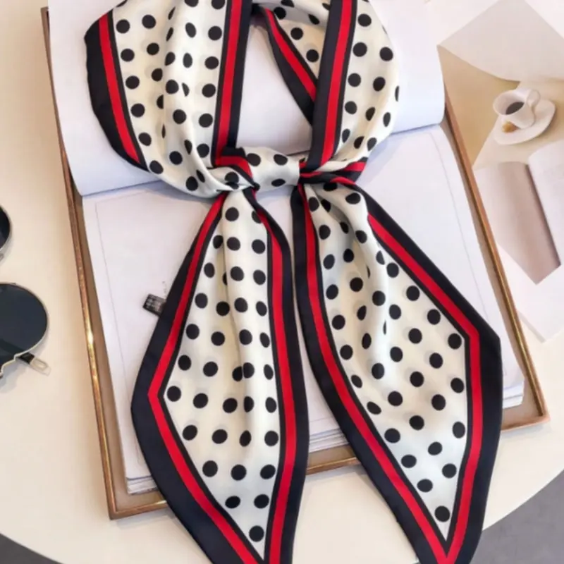 Elegant Polka Dot Hairband, Perfect for Daily Commute, Ideal for Shirts, Professional, Pants, Bags, Hats, Versatile Accessory, Scrunchie, Hair Style Accessory