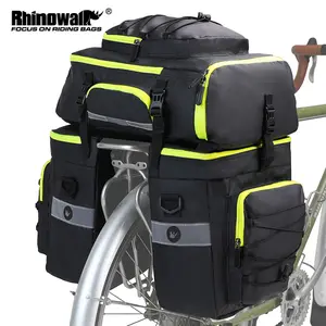 Rhinowalk Bike Pannier Bag 3 in 1 Big Capacity Trunk Bags For MTB Road Bicycle Cycling Double Side Rear Rack Seat Storage Bag
