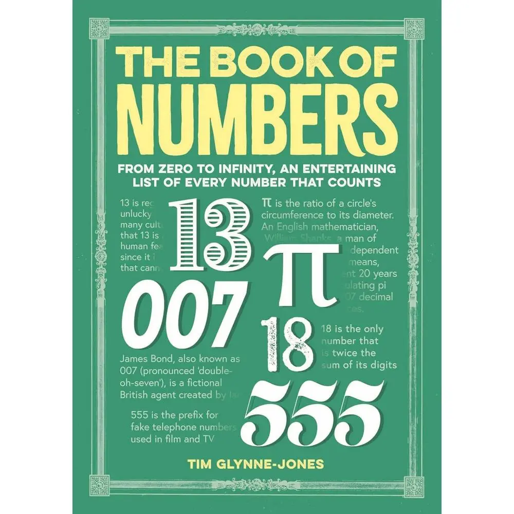 USED-The Book of Numbers: From Zero to Infinity, an Entertaining List of Every Number That Counts by Glynne-Jones, Tim (Hardcover)