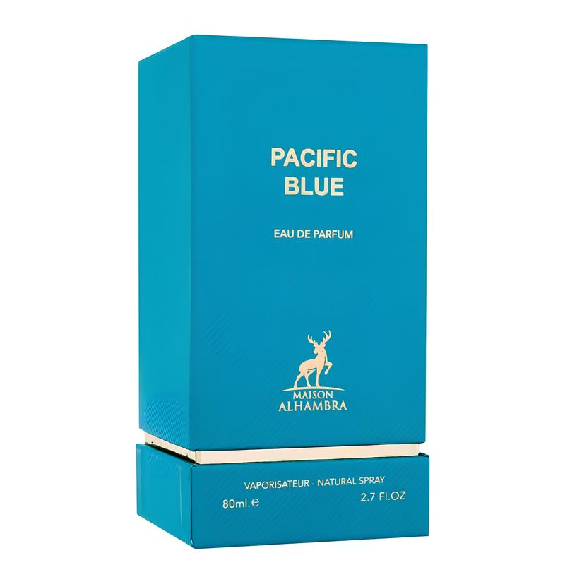 Maison Alhambra Pacific Blue for Unisex Eau de Parfum Spray, 2.7 Ounce